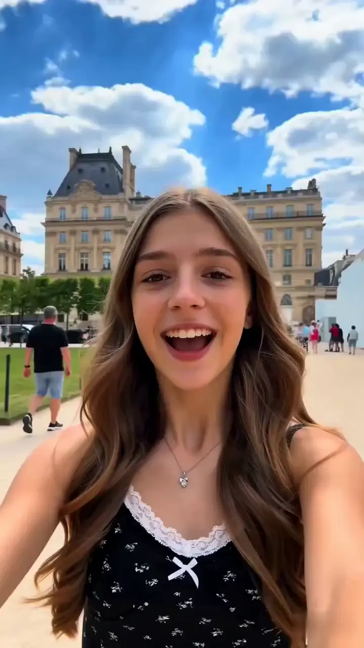 Travel Vlogger Selfie