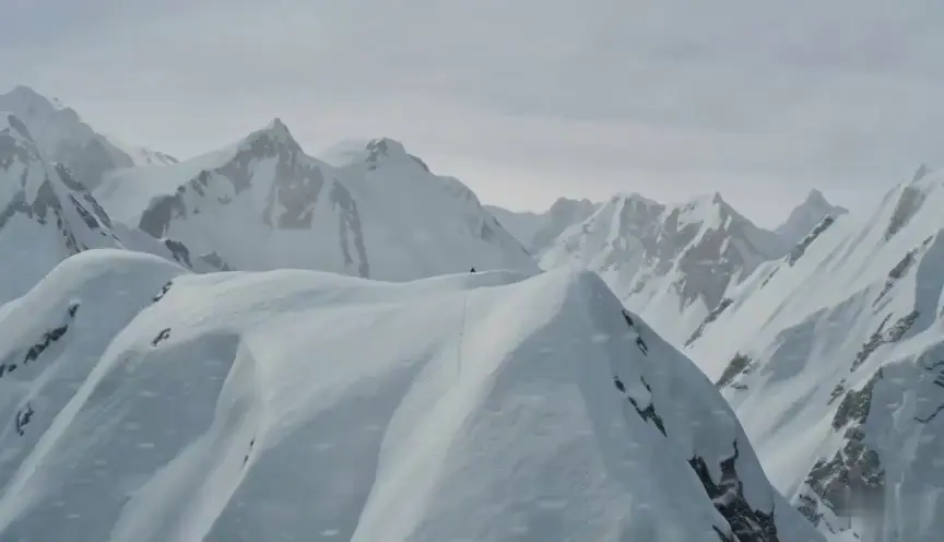 Snowy Mountain Drone